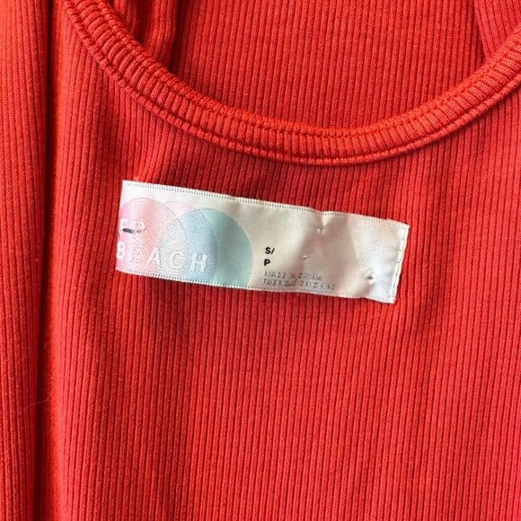 Free People Beach Maxi Burnt Orange Bodycon Dress Size S - Picture 4 of 11